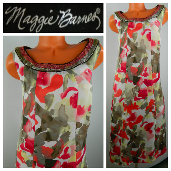 Maggie Barnes Dresses & Skirts - MAGGIE BARNES Maxi Midi DRESS 2X 18 20 Watercolor Maggie Barnes Dresses & Skirts - MAGGIE BARNES Maxi Midi DRESS 2X 18 20 Watercolor